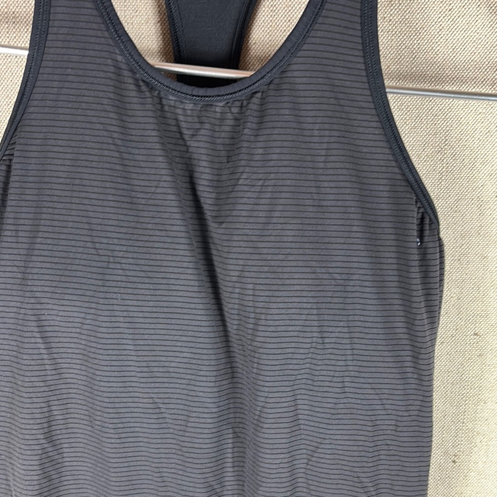Lululemon > Black Racerback Rusche of Adrenaline Tank Top 4 - Picture 4 of 10